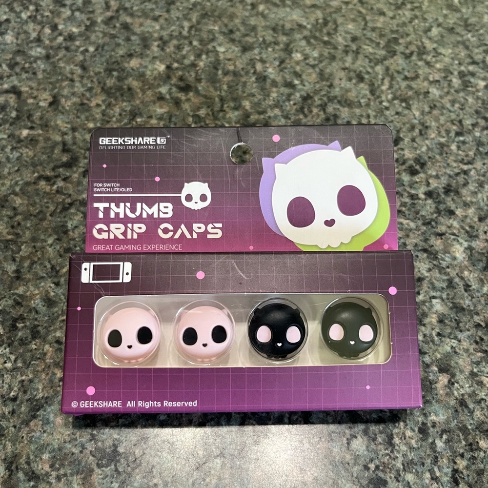 GeekShare Skull Thumb-grip Caps for Switch Lite